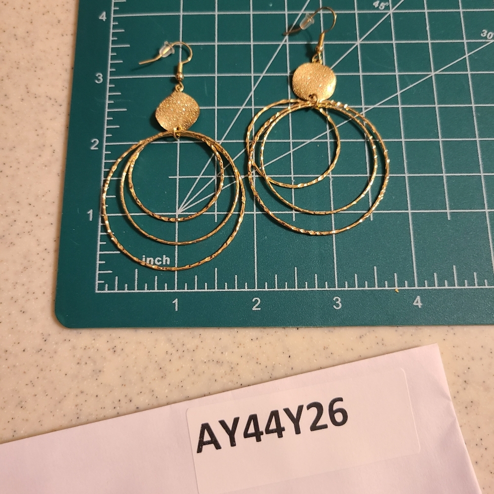 90's Earrings gold for sale - Picture 10 of 11